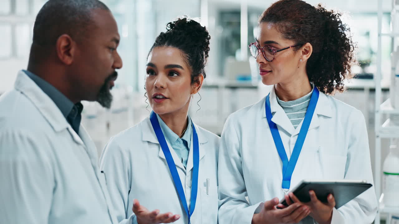 Scientists in a lab setting