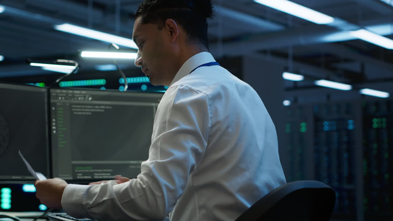 amministratore del centro dati che mantiene una documentazione accurata dell'infrastruttura