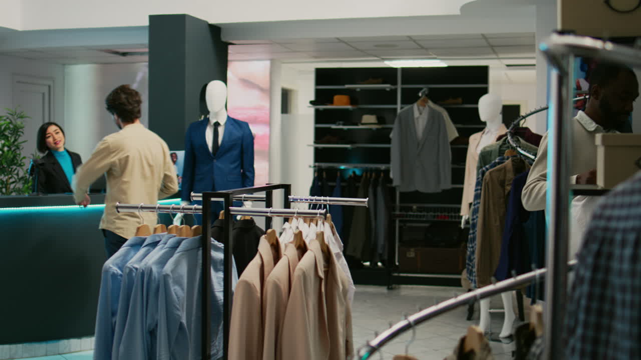 People Shopping for Clothes