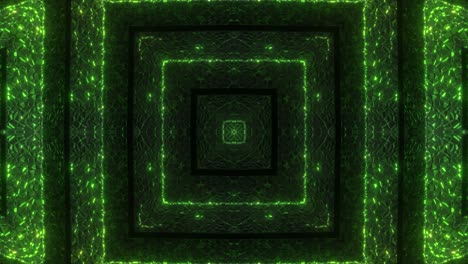 abstract geometric crystal tunnel