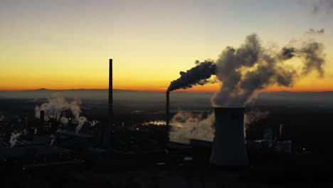 fuerte contaminación del aire