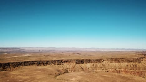 Fish-River-Canyon-In-Namibia,-Afrika-Luftdrohnenaufnahme