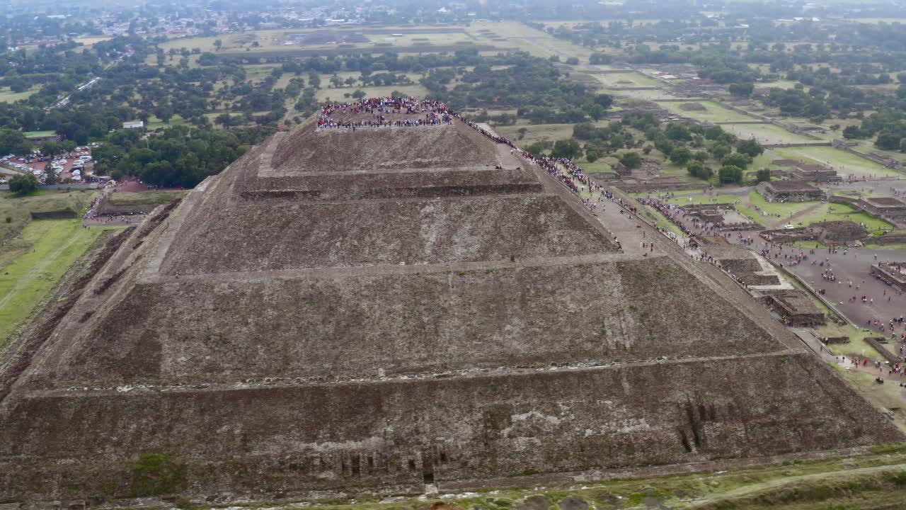 공중: 테오티우아칸, 멕시코, 피라미드