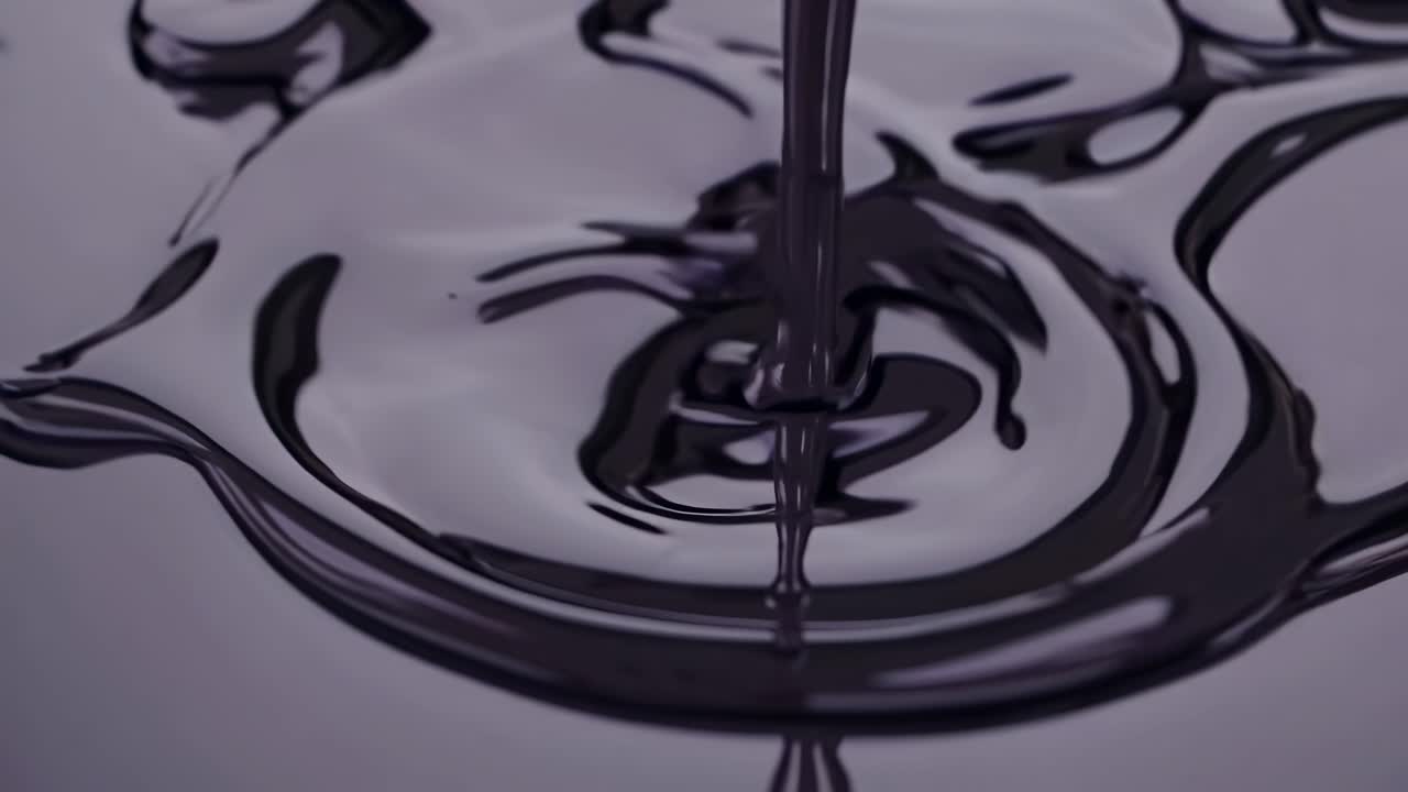 Dark Liquid Pouring