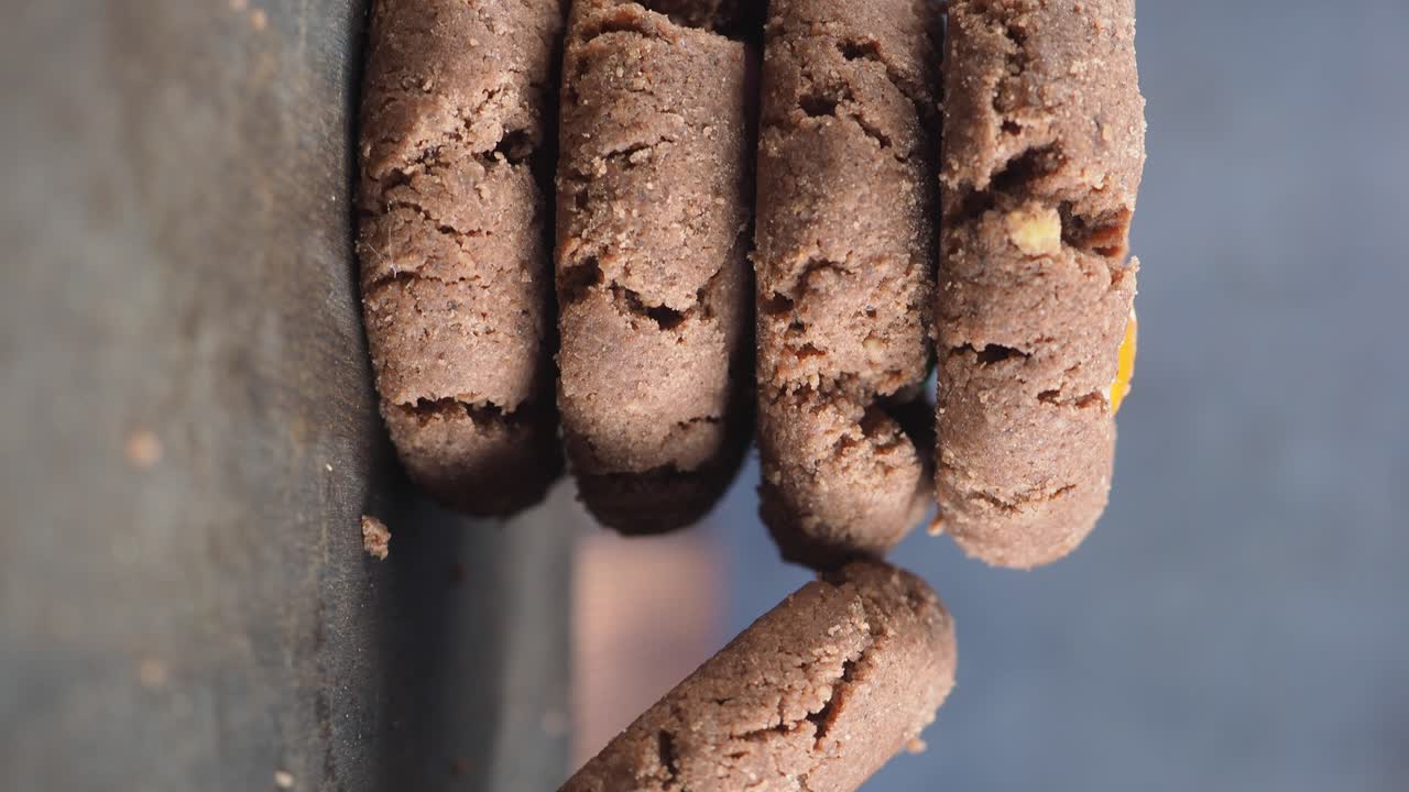 Primo piano di deliziosi cookie