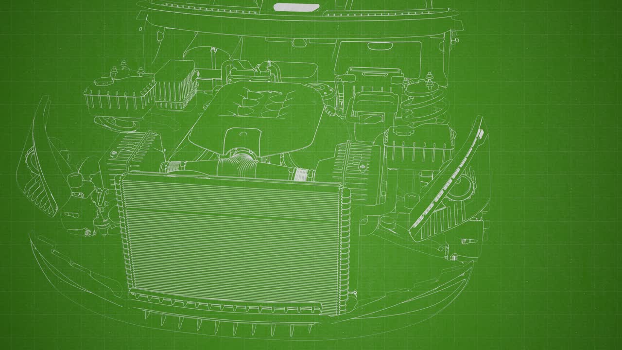 자동차에서 볼 수 있는 엔진과 다른 부분