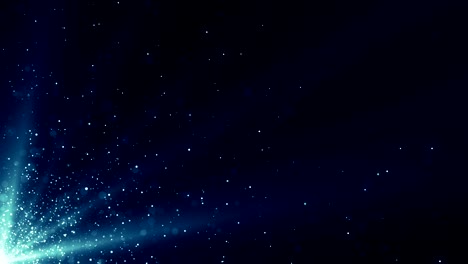 particles blue dust abstract light bokeh motion titles cinematic background loop