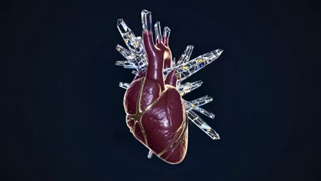 crystal heart
