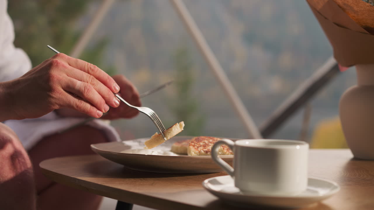 전망 을 가진 아침 식사