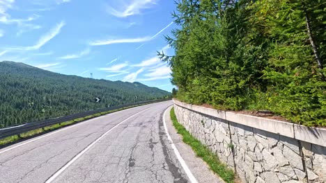 beautiful drive through mountainous terrain and lush greenery