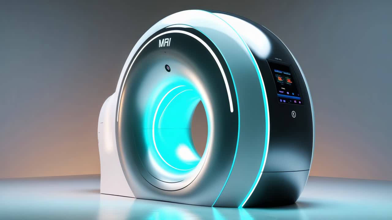 Futuristic MRI Machine