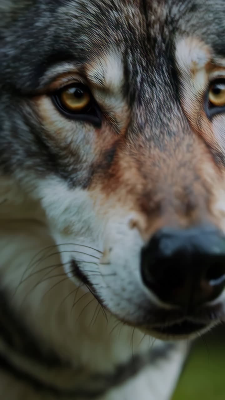 Close-up of a Wolf's Face