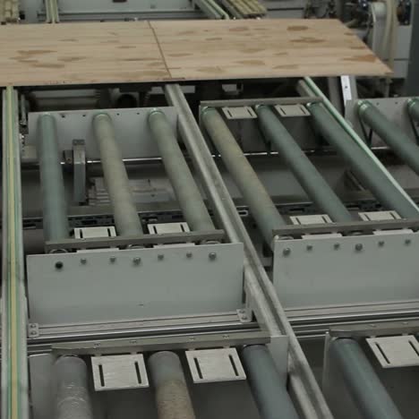 floorboard production in the factory