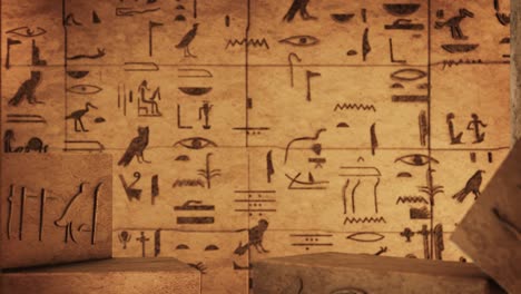 pyramid cairo hieroglyphics on ancient egyptian stone carving background