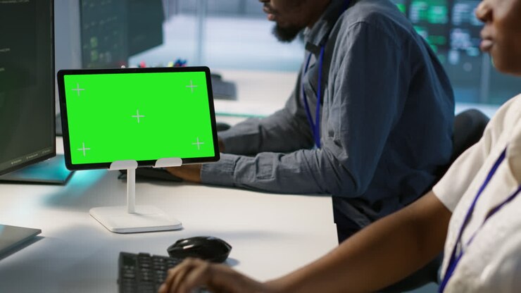 IT-Fachleute arbeiten in einem Kontrollraum