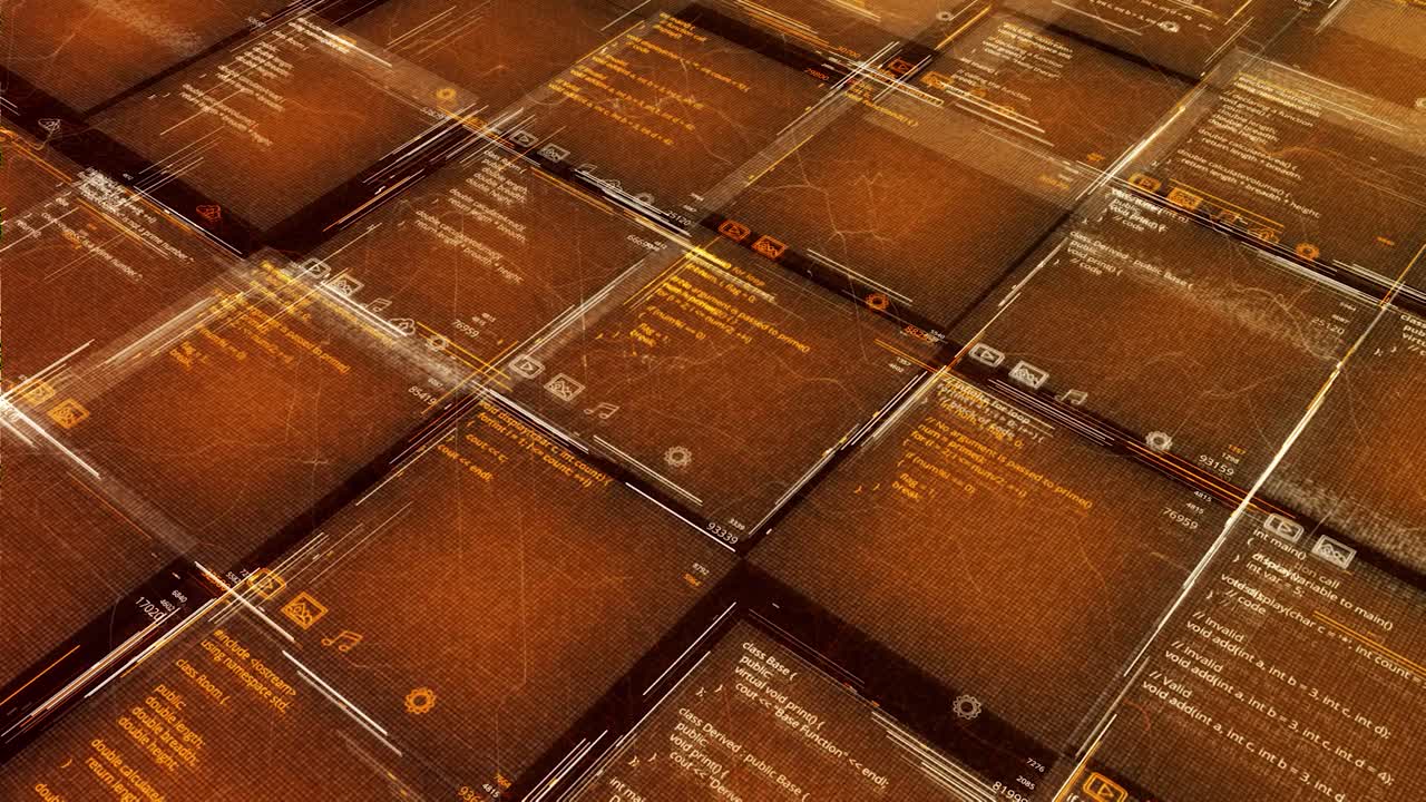 visualización de la interfaz de código digital