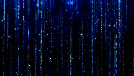 falling glitter particles loop background