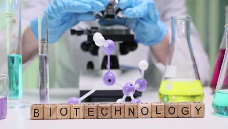 Biotechnology Research in a Laboratory Setting