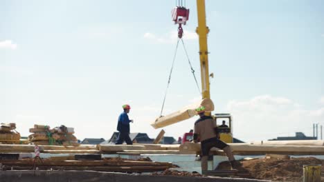 construcción de casas de madera