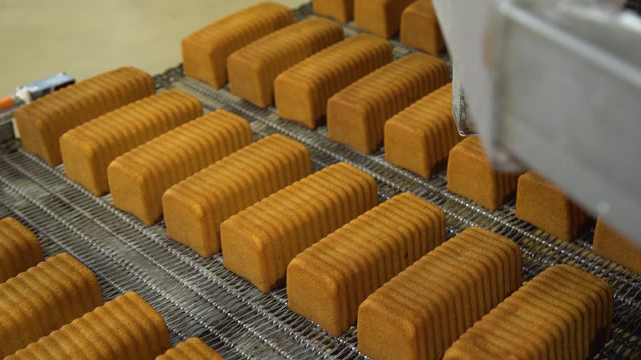 Cake production, Marble loaf cake making