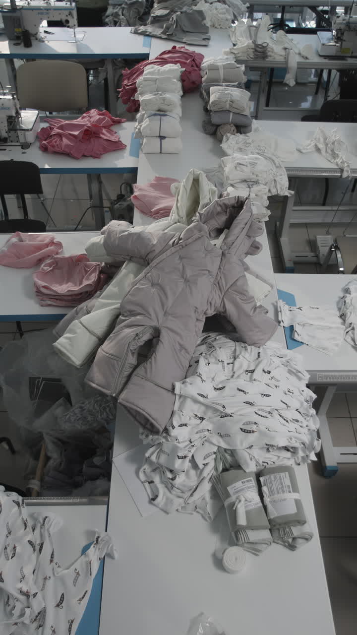 의류 공장 생산 라인