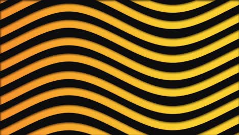 abstract yellow and black wave pattern