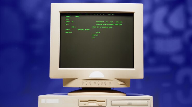 Schermo di computer vintage