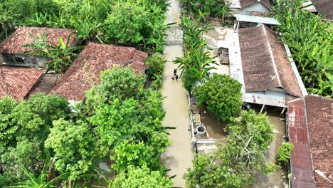 Überschwemmung-Von-Straßen-Im-Nordwesten-Von-Cawas-Während-Der-Regenzeit
