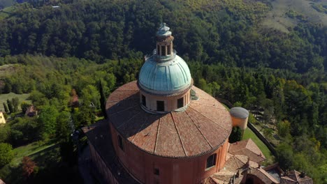 sanctuary of the madonna di san luca, bologna, emilia-romagna, italy, october 2021