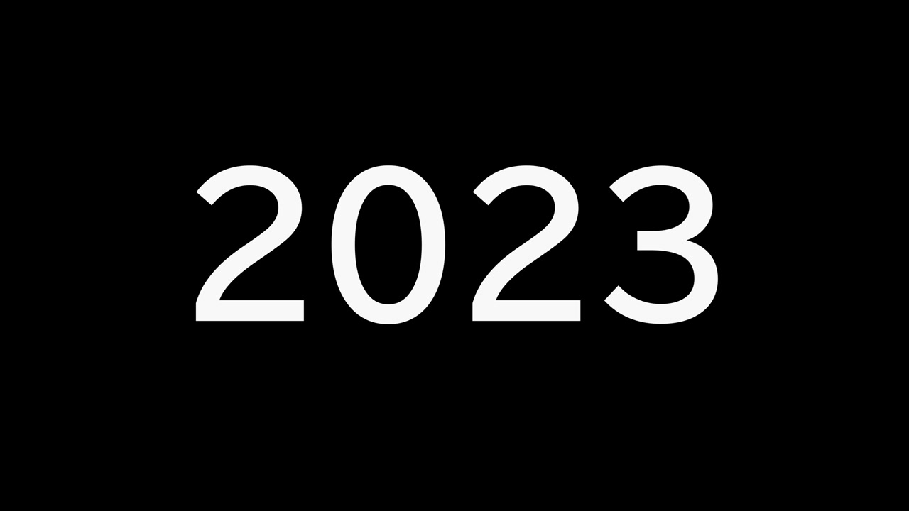 2023 animazione di testo motion graphics