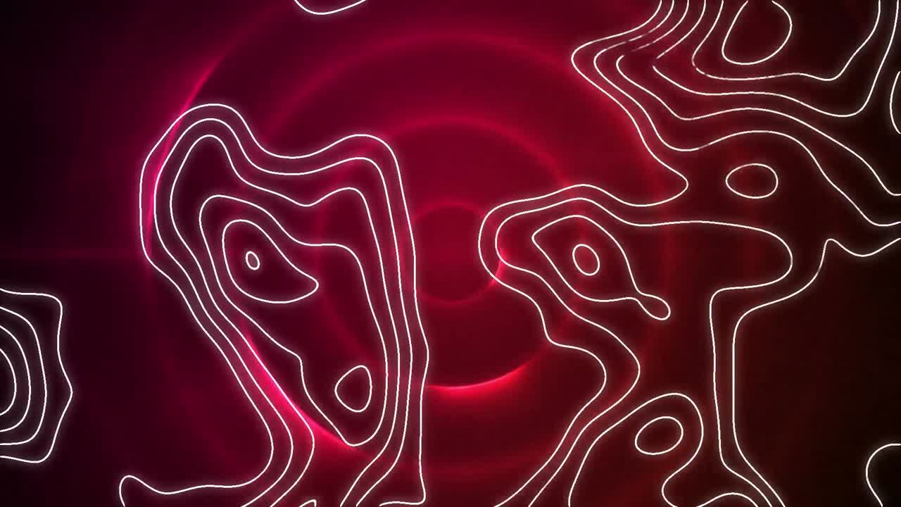 배경에 있는  ⁇ 은 원 위에 있는 이소히프스의 애니메이션