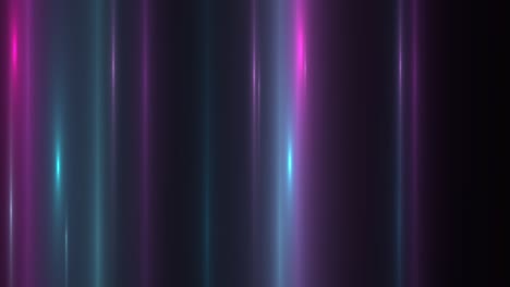 moving green, purple and pink color glowing lines animation on black background.