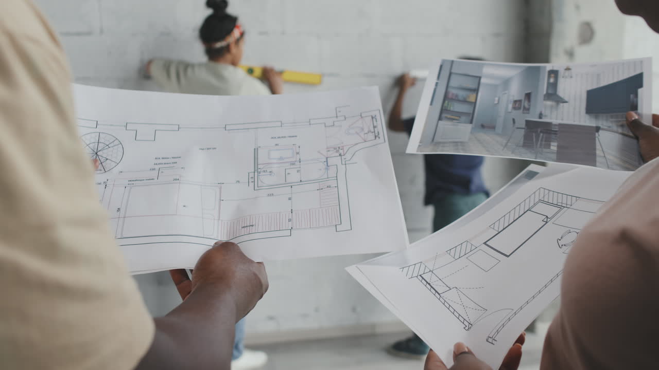 Home Renovation Planning with Blueprints