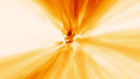 volar a través de agujeros de gusano ardientes, vórtices infernales y estrellas blancas y rojas ardientes - animación de fondo de movimiento de bucle sin fisuras de 4k