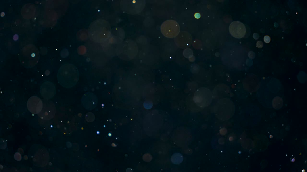 Elegant, detailed, and delightful bokeh and particles visuals with shallow depth of field underwater