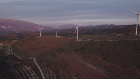 granja de aerogeneradores