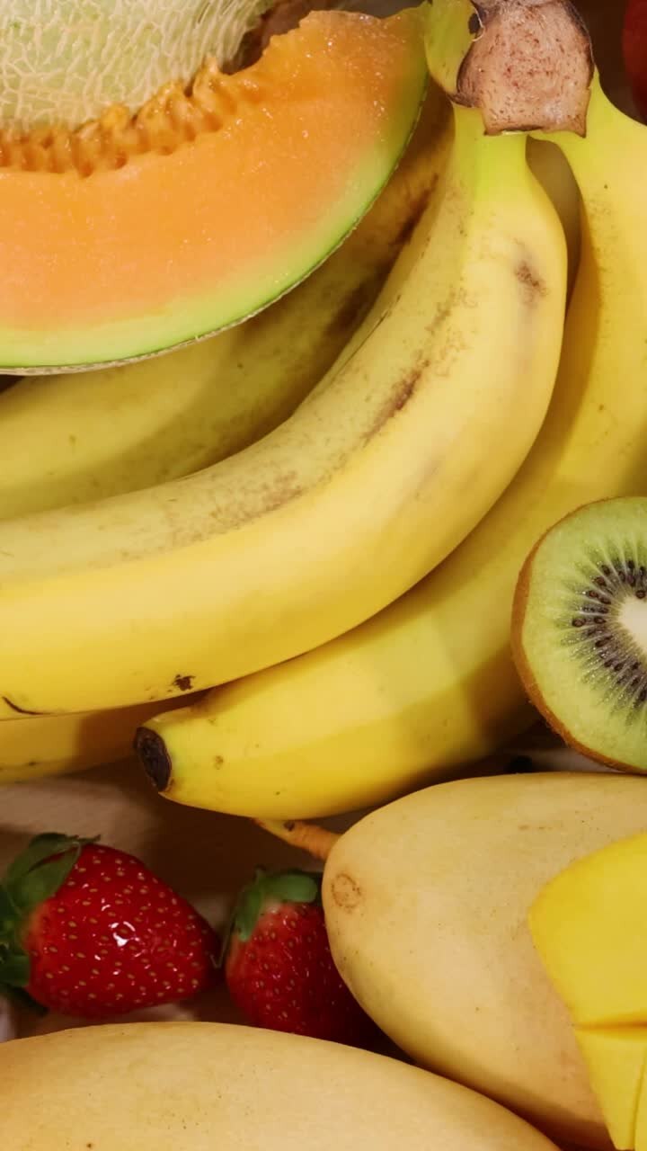 A vibrant display of various fresh fruits