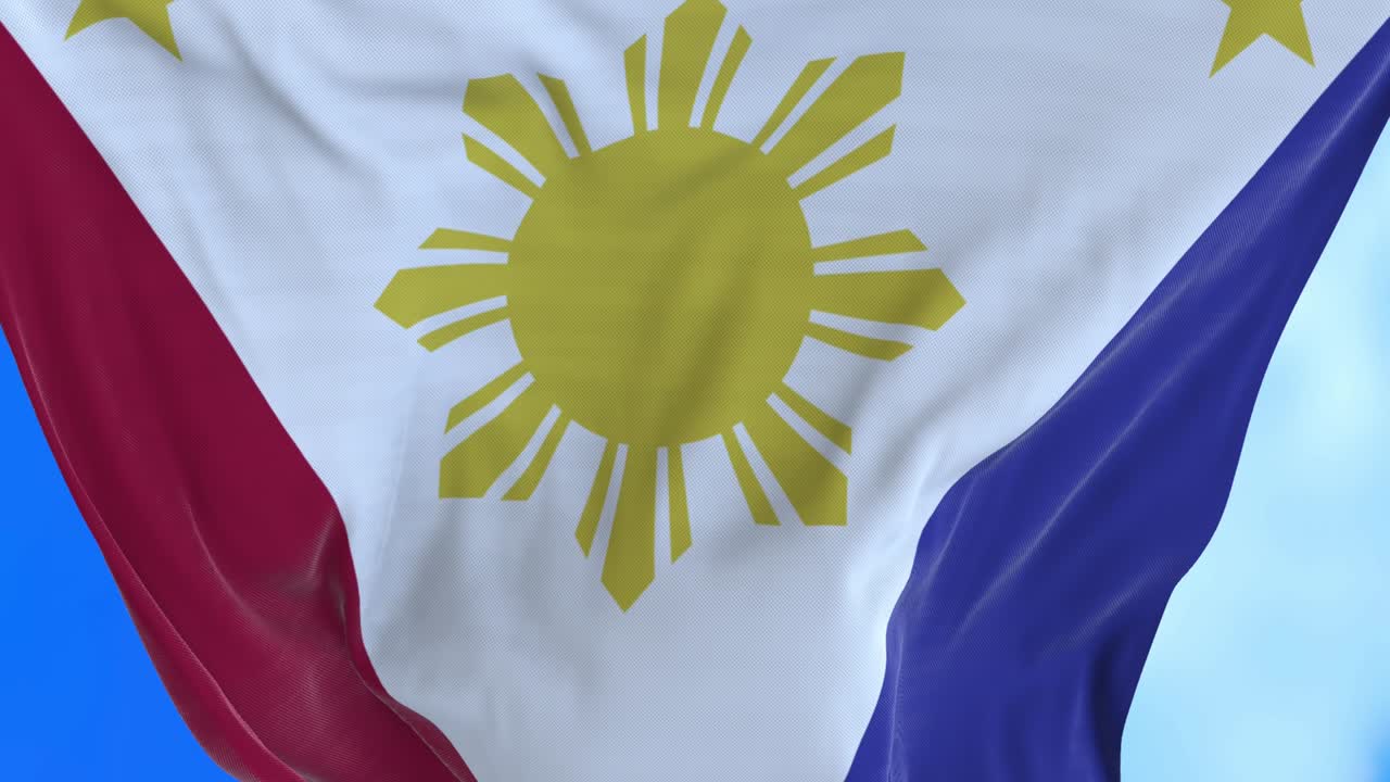 필리핀 발의 끊임없는 루프.