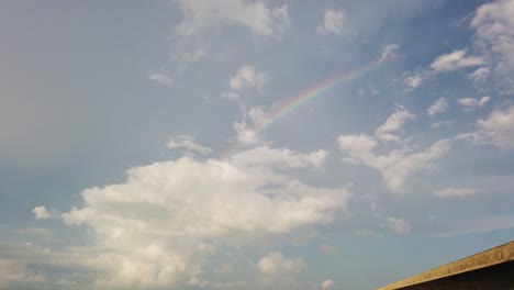 Arcoiris-Sobre-El-Océano-De-Key-West,-Florida