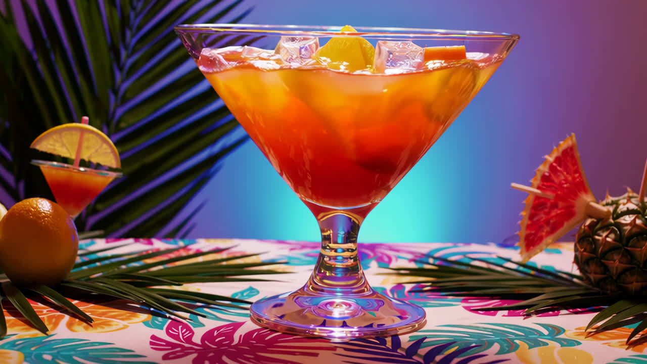 coctel de verano tropical