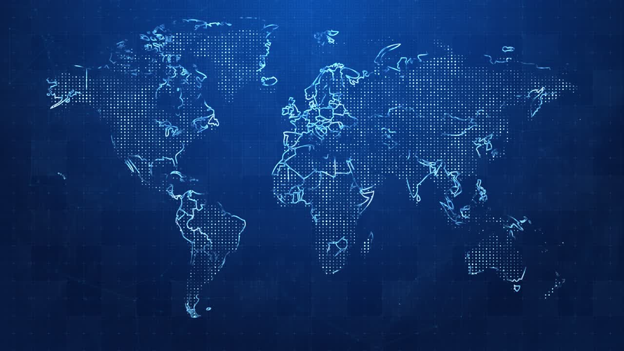 mapa del mundo digital