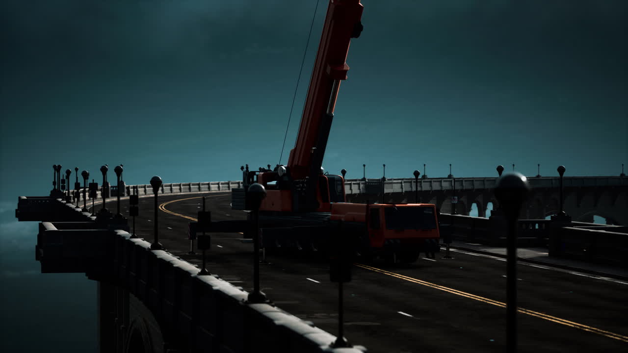 건설 중인 고속도로 다리