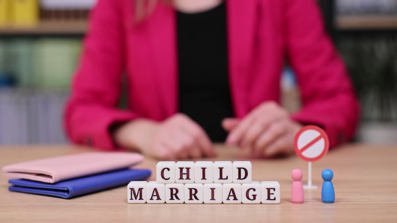 Image depicting issues related to child marriage