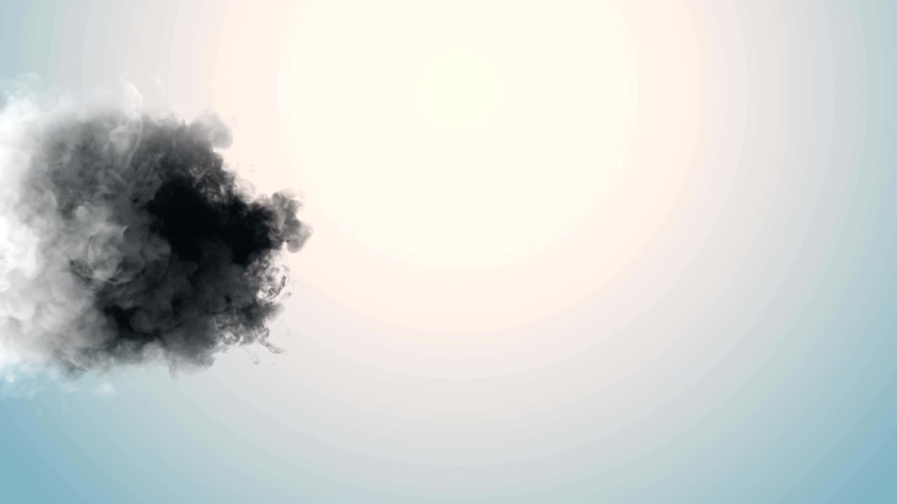 연기 잉크 구름 매크로, 모션 4k