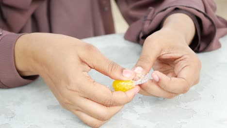 초콜릿에서 패킷 제거