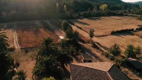 footage of old houses of a colonial town in chile