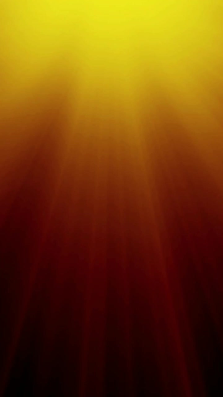 Moving Light Rays with Yellow Orange Red Gradient Background
