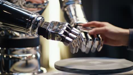 an intricate interaction between advanced robot hands and human touch: exploring the future of robotics and human machine collaboration