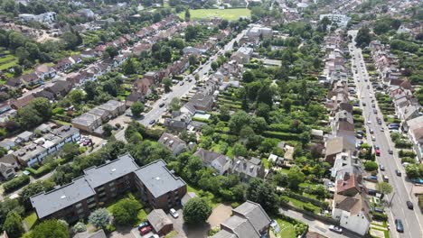 loughton essex high street 4k aerial footage pov 4k