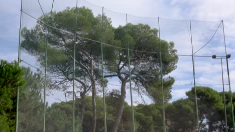 redes de alta protección para la protección de los jugadores en los campos de golf